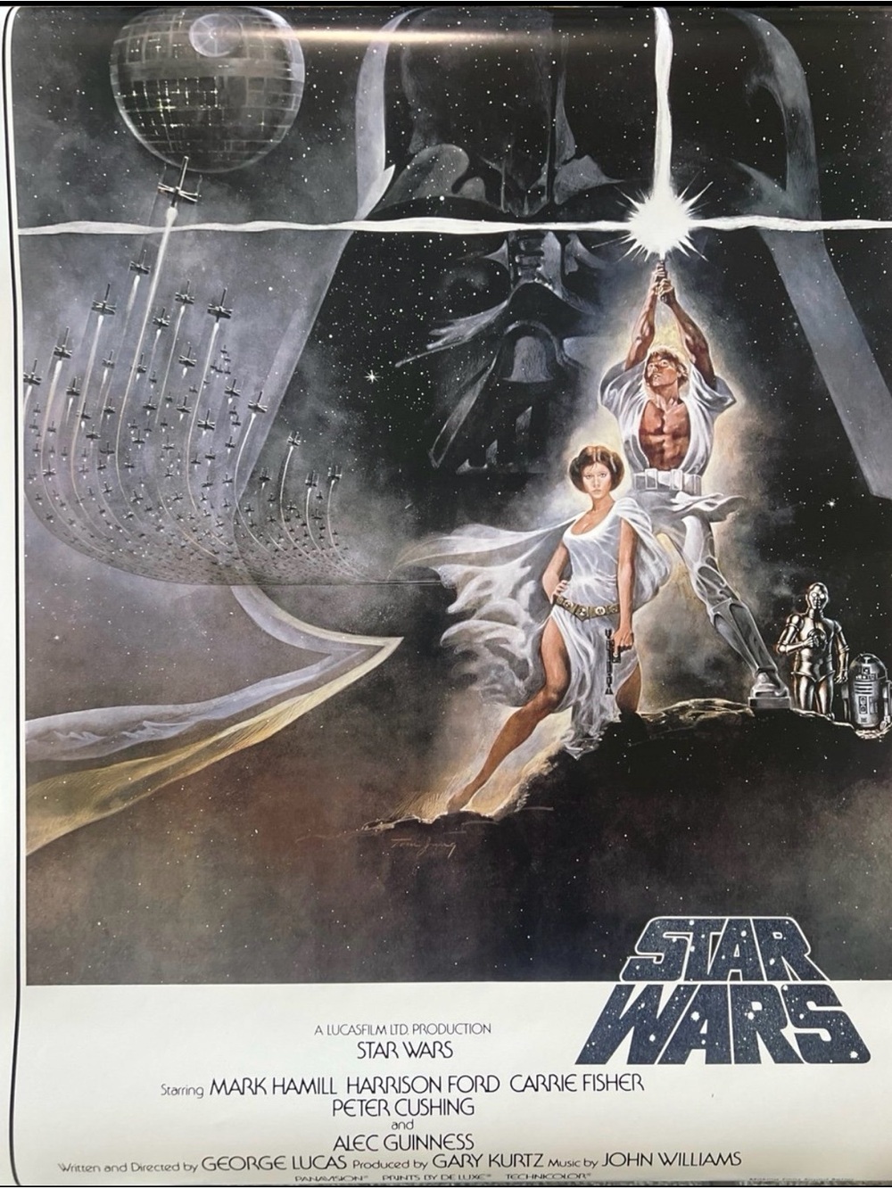 Star Wars Poster Aprox Size 24x36 Inches